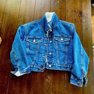Girls Denim/Sherpa Jacket